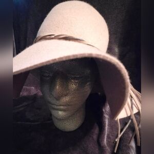 Womens Pink Floppy Hat Vacation, Beach